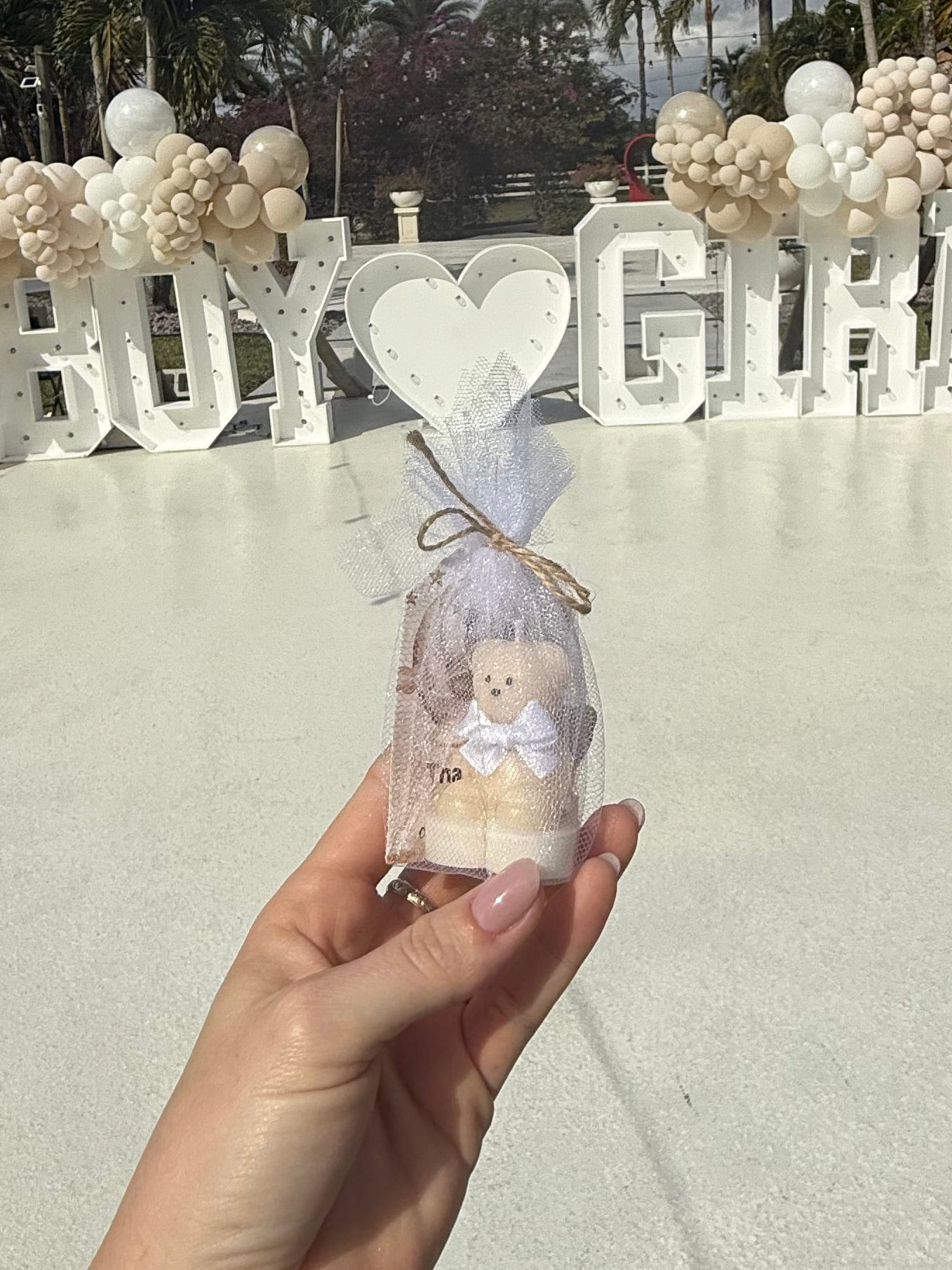 Mini Teddy Bear Candle