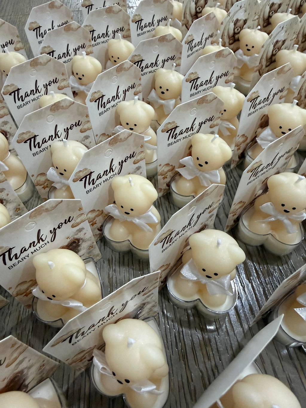 Mini Teddy Bear Candle