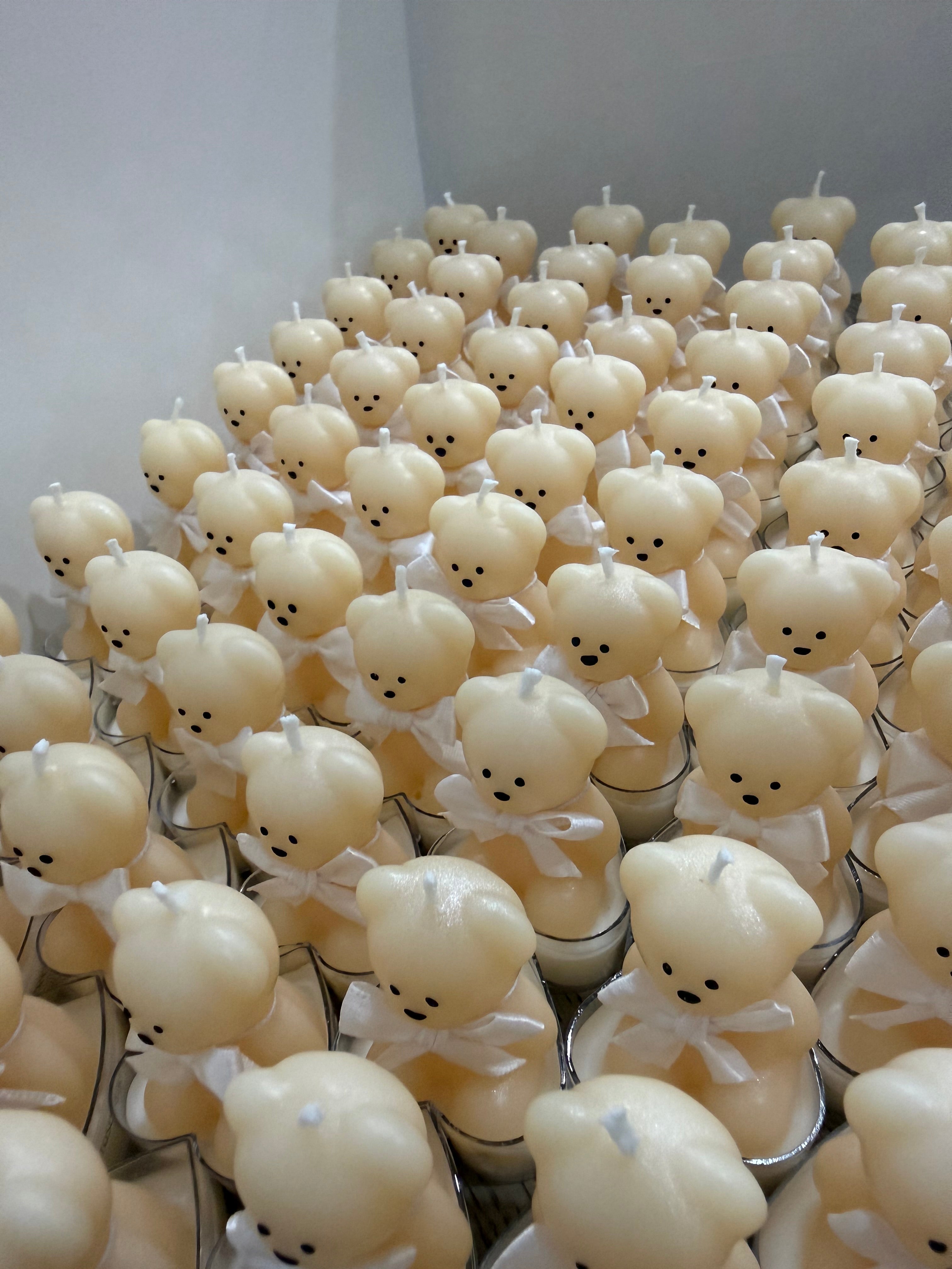 Mini Teddy Bear Candle