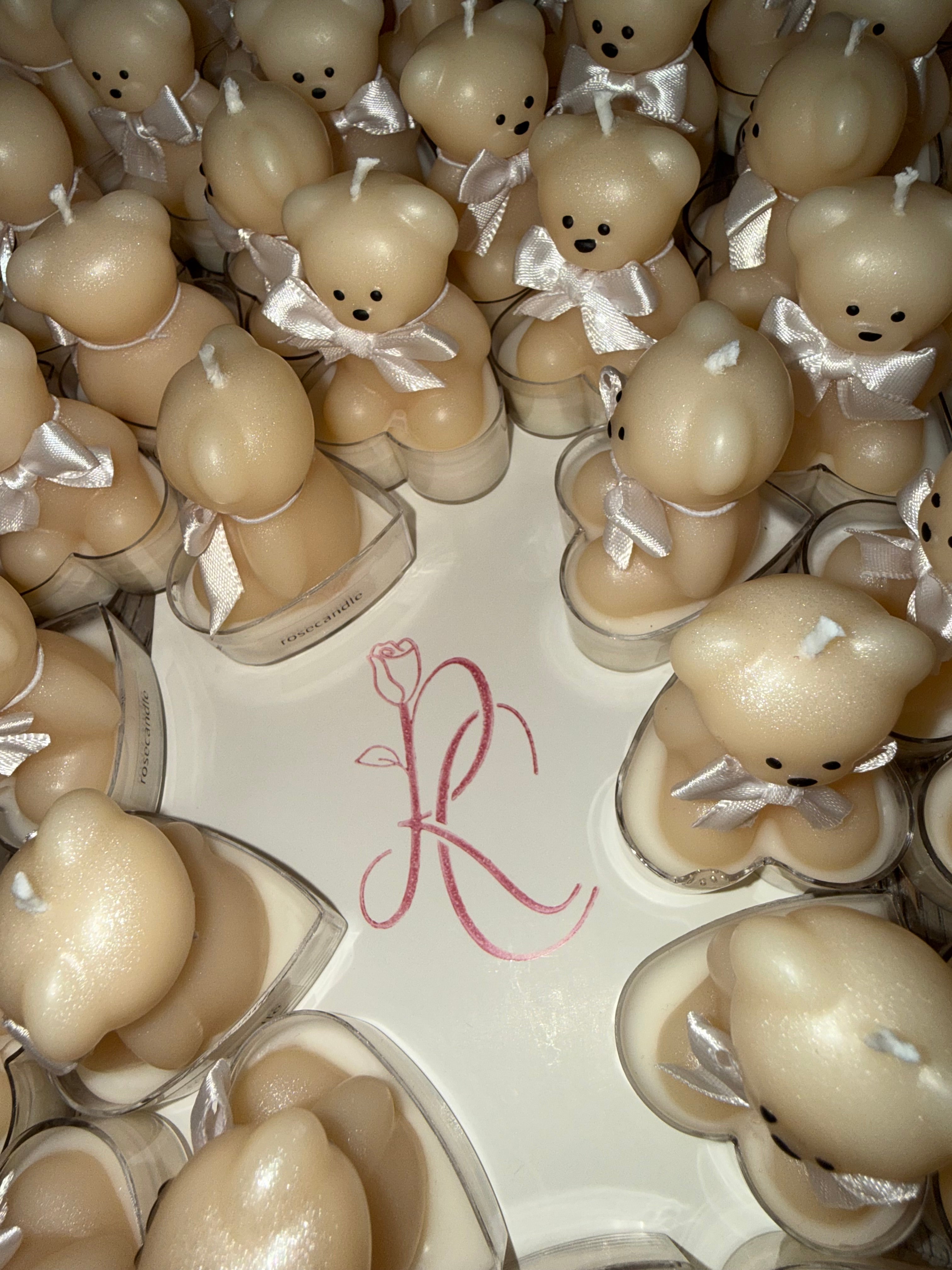 Mini Teddy Bear Candle
