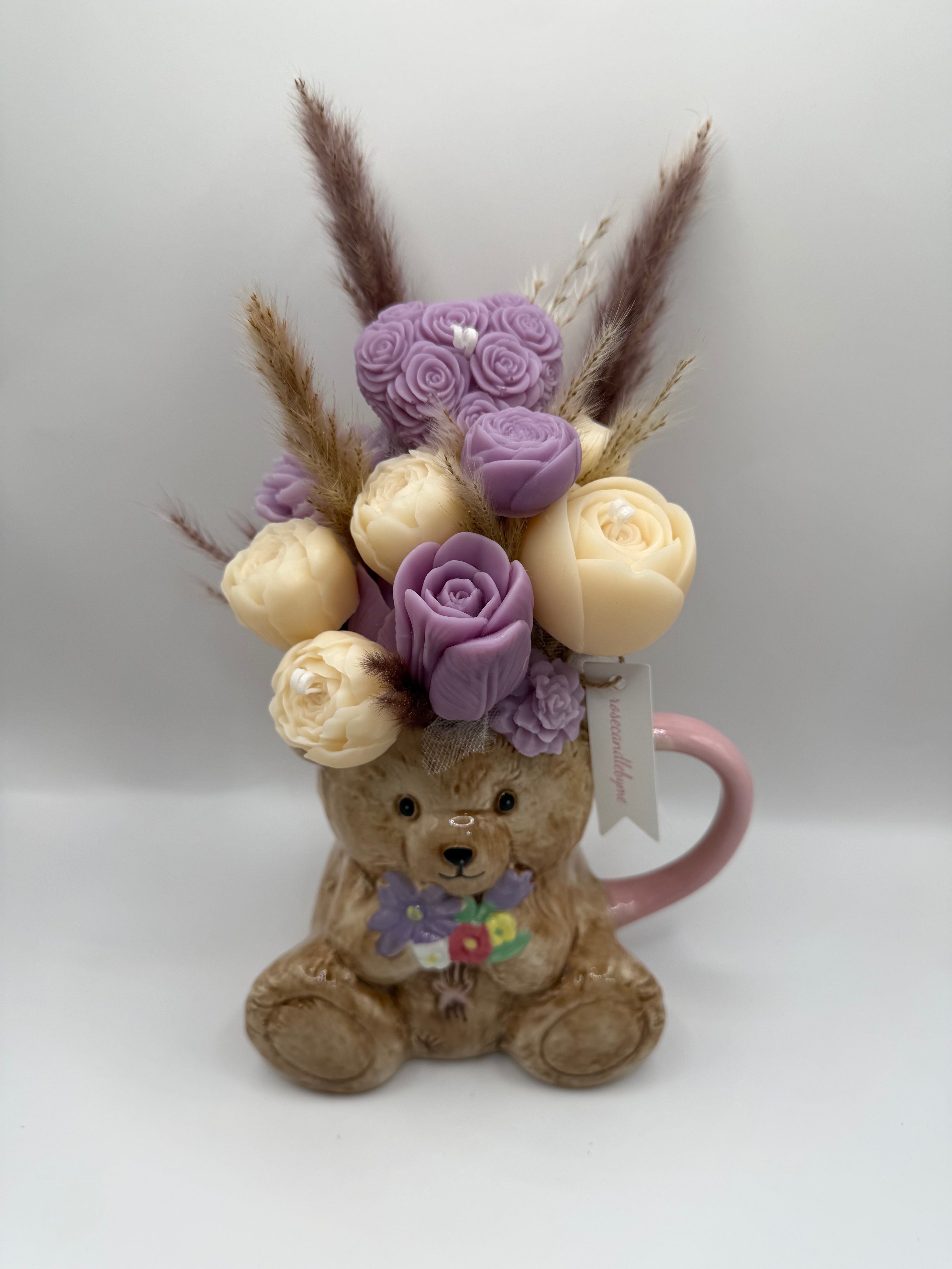 Violet Dreams Candle Bouquet